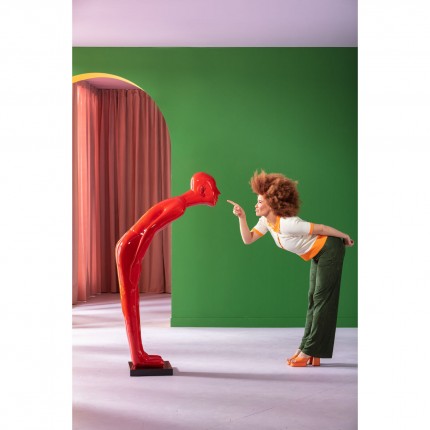 Déco Welcome Guest XL 160cm rouge Kare Design