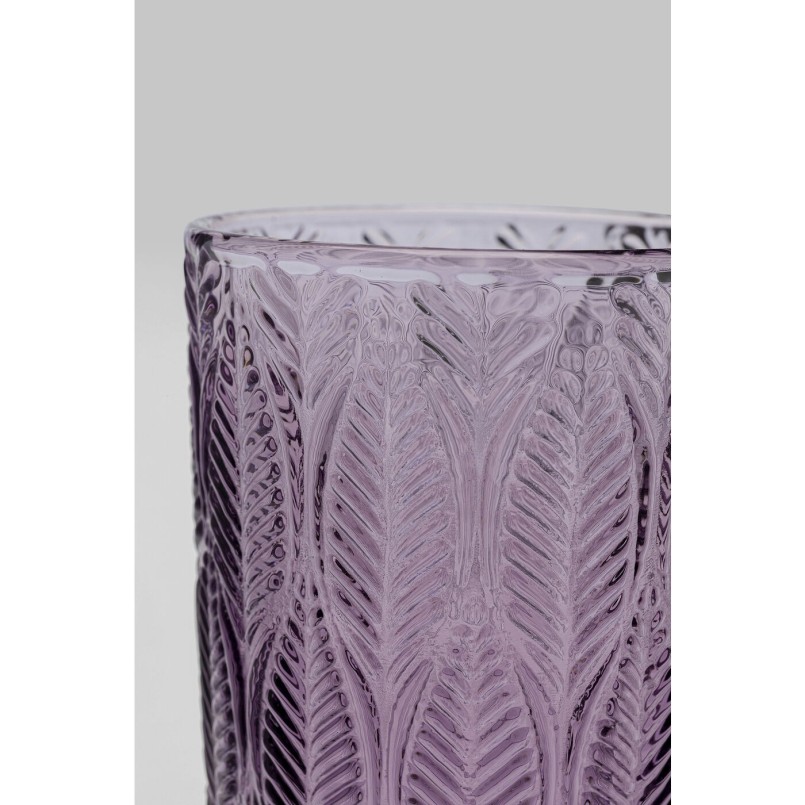 Verres à eau en verre violet - Fogli - Kare Design