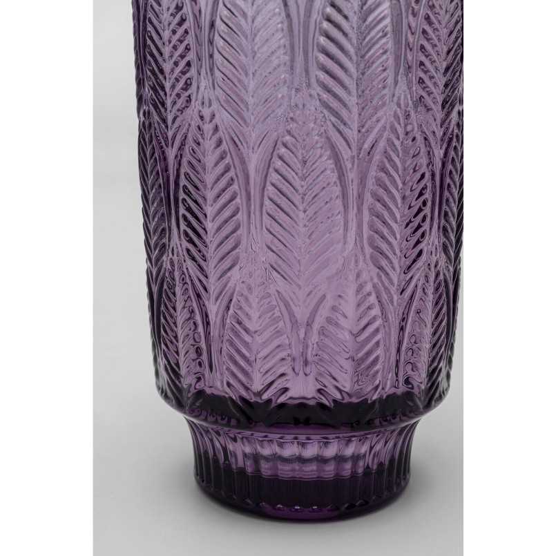 Verres à eau en verre violet - Fogli - Kare Design
