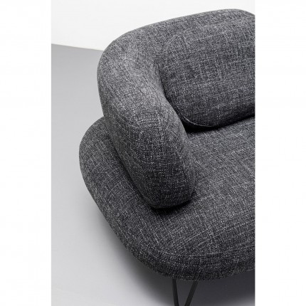 Sofa 2-Seater Peppo Melange grey Kare Design