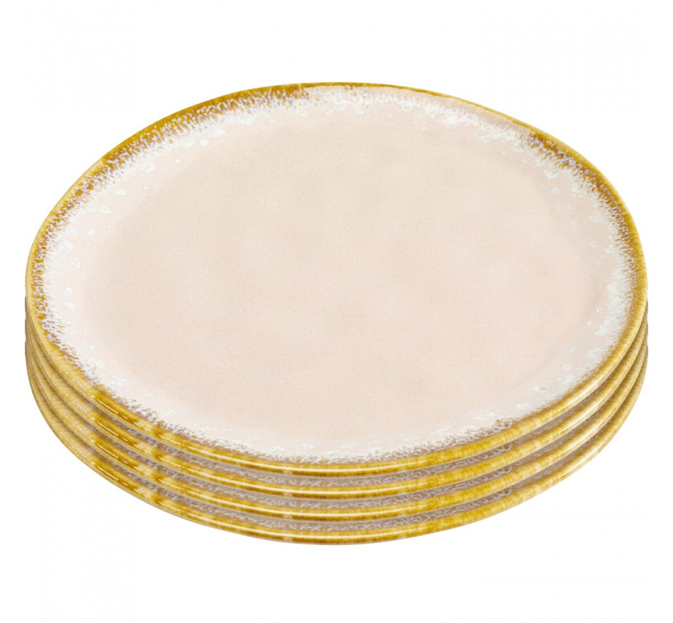 Borden Nala roze Ø26cm (4/set) Kare Design