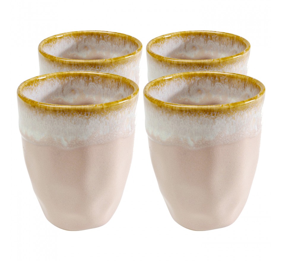 Cup Nala pink (4/set) Kare Design