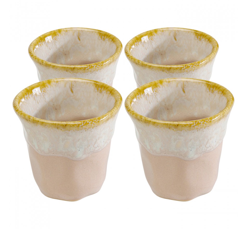 Espressokopje Nala roze (4/set) Kare Design