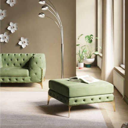 Kruk Bellissima fluweel groen Kare Design
