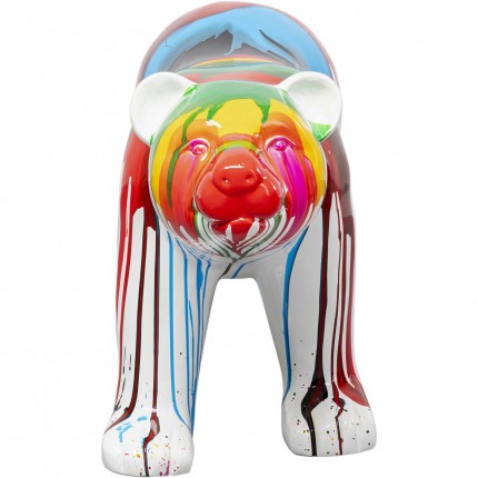 Deco polar bear paint drips XL Kare Design