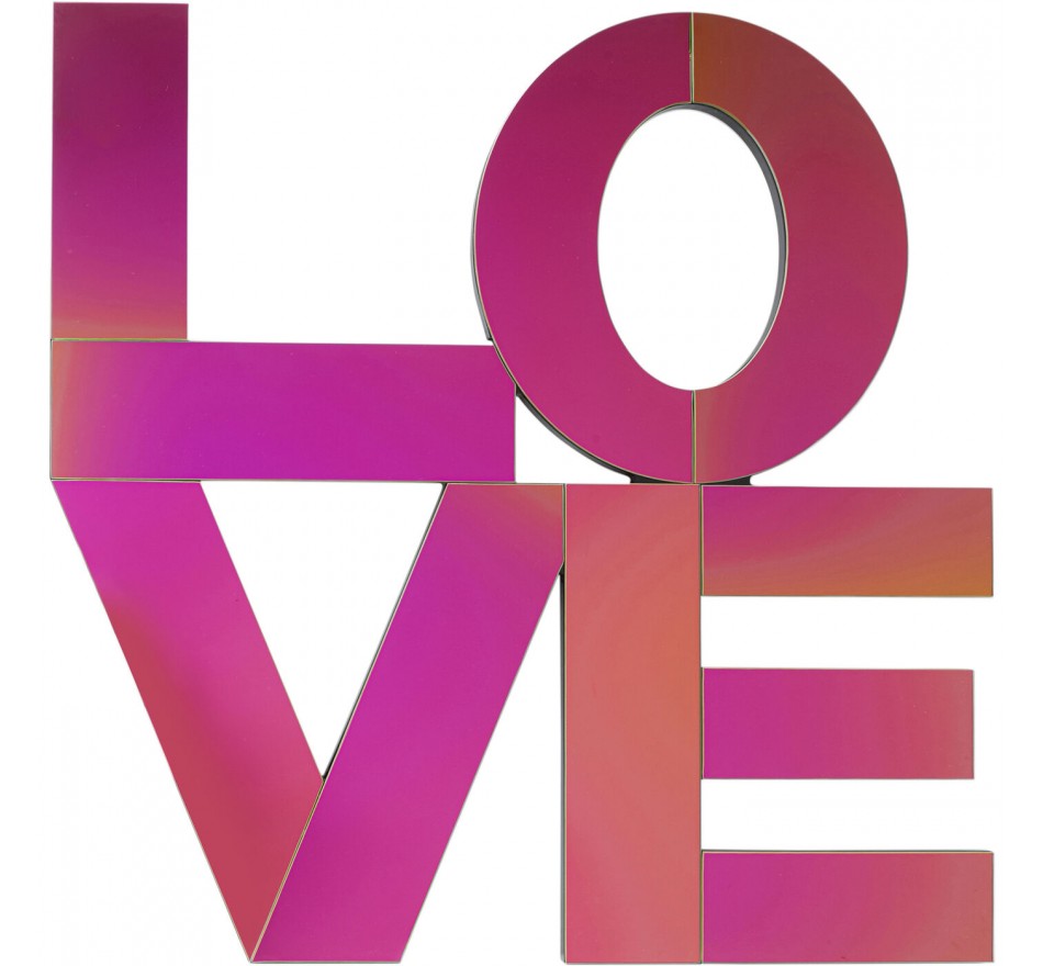 Wanddecoratie Love 90x90cm Kare Design