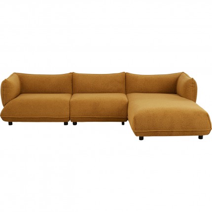 Corner Sofa right Gigi brown Kare Design