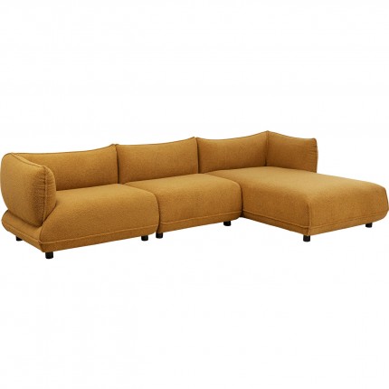 Corner Sofa right Gigi brown Kare Design