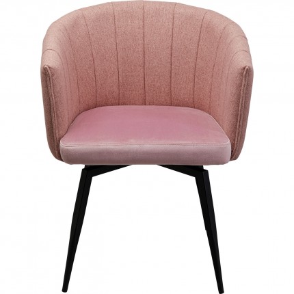 Swivel Armchair Merida pink Kare Design