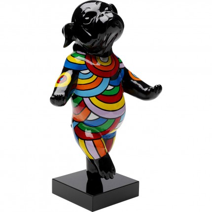 Deco black dancing dog 53cm Kare Design