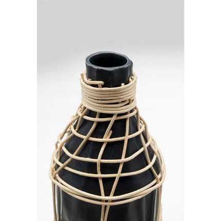 Vase Caribbean black 42cm Kare Design