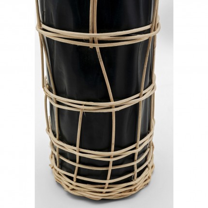 Vase Caribbean black 42cm Kare Design