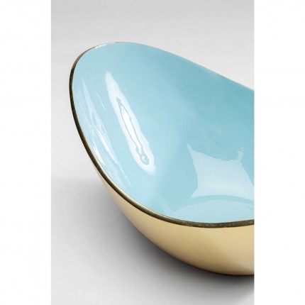 Serveerschaal Samba Plain blauw 30cm Kare Design