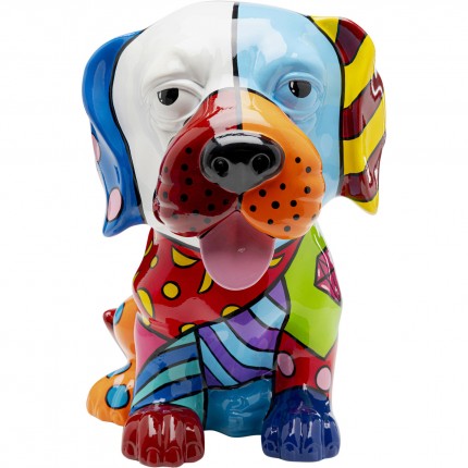 Deco dog patchwork 35cm Kare Design