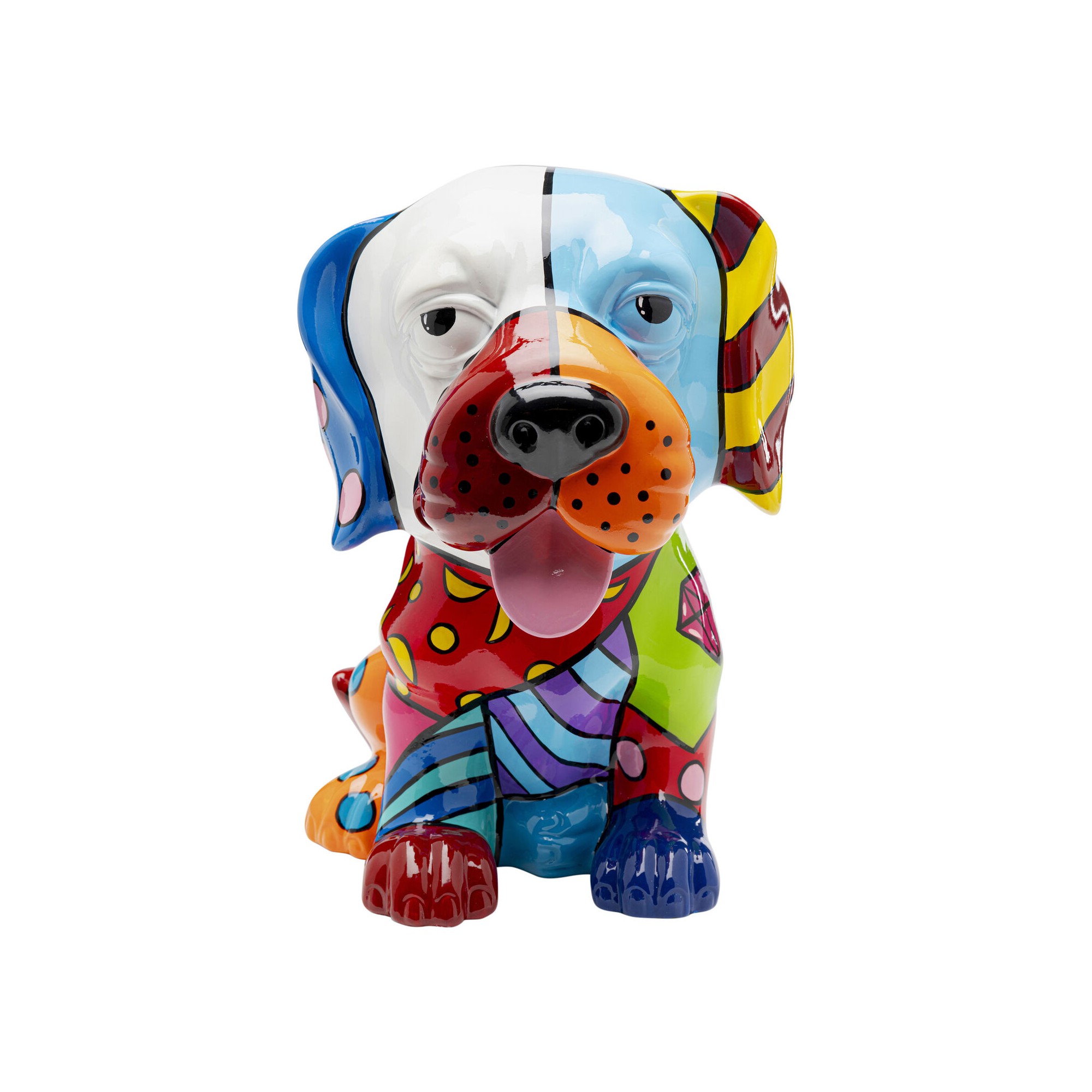 Figurine décorative Dog Patchwork 35cm