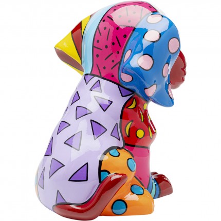 Deco dog patchwork 35cm Kare Design