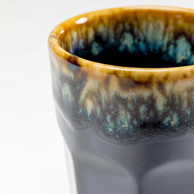 Tasses en grès bleu - Lio - Kare Design