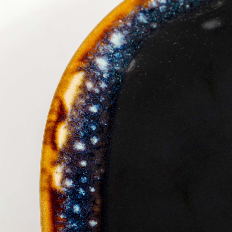 Blauwe steengoed borden - Lio - Kare Design