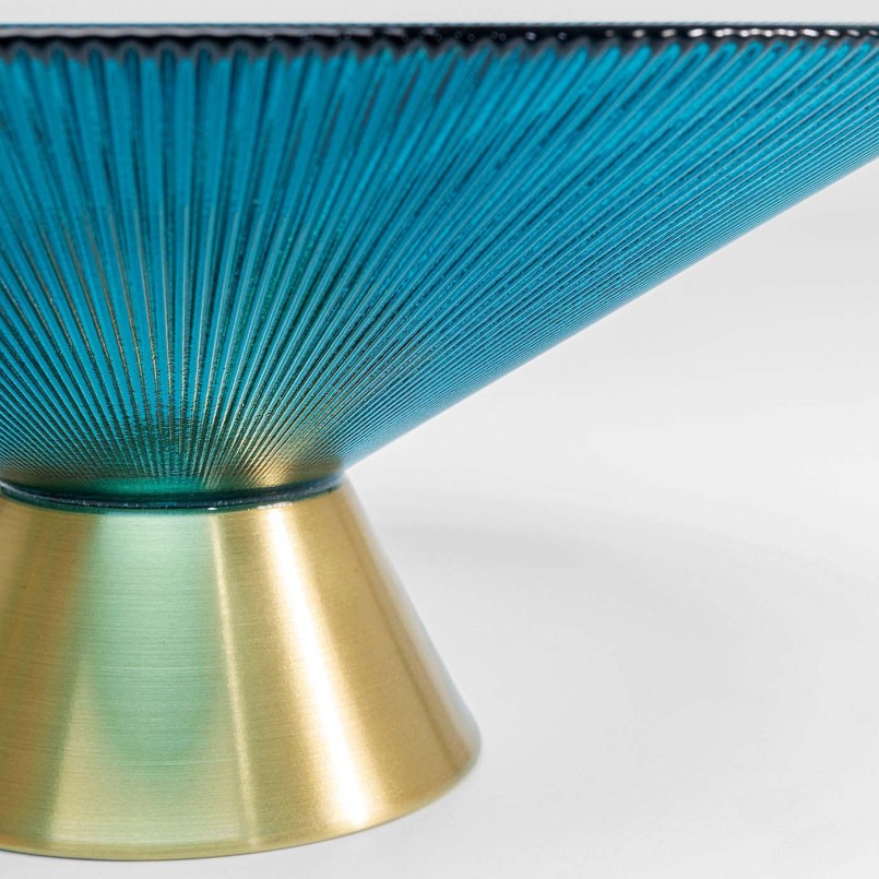 Blue and gold cup - Birdie - Kare Design