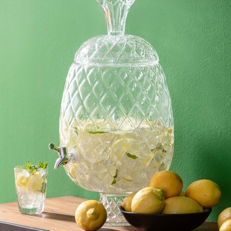 Transparante ananas drankdispenser - Kare Design
