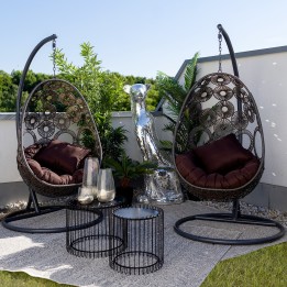Steel hanging armchair - Ibiza - Kare Design