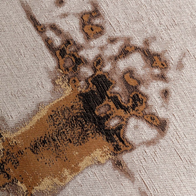 Tapis rond abstrait gris - Abstract - Kare Design