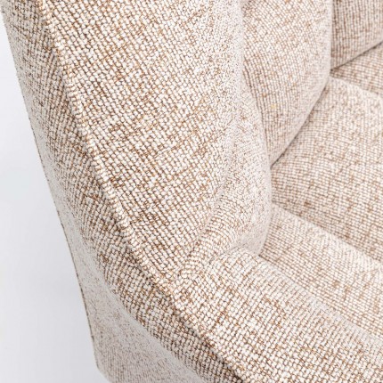 Draaistoel met armleuningen Thinktank creme Kare Design