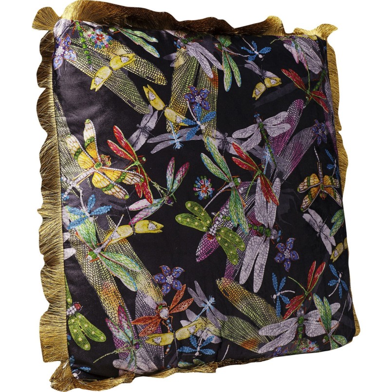 Dragonfly cushion black - Tropical Garden - Kare Design