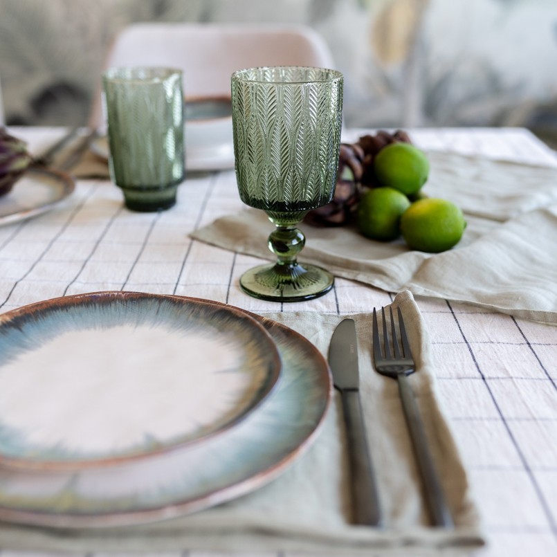 Verres à eau en verre vert - Fogli - Kare Design