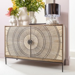 Contemporary wooden sideboard - Eye Of Tiger - Kare Design