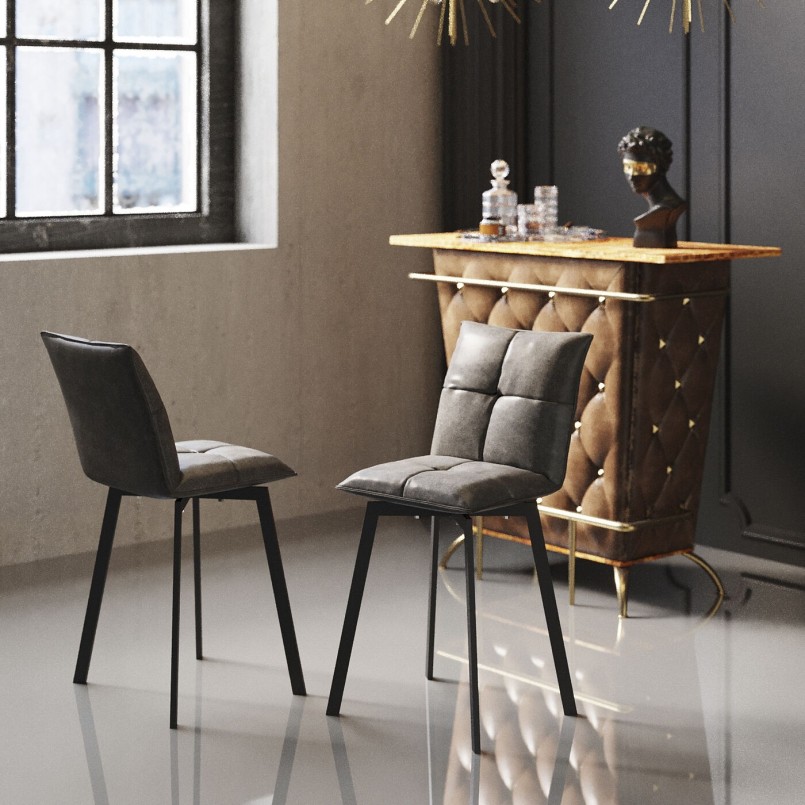 Vintage brown bar - Lady Rock - Kare Design