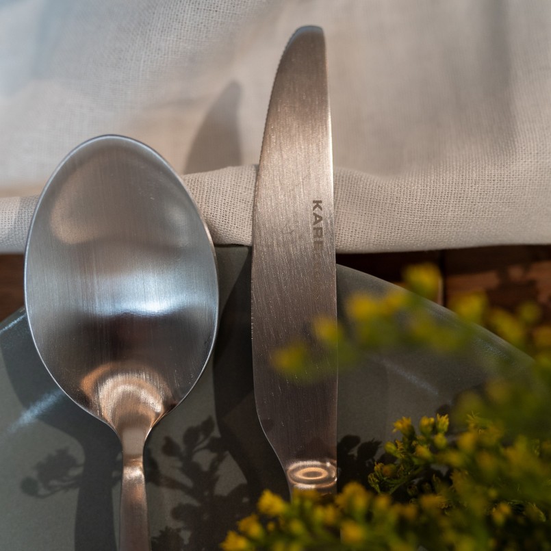 Couverts en acier argentés - Gloria - Kare Design