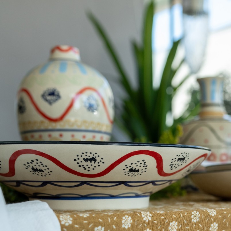Vaas met meerkleurig patroon - Los Cabos - Kare Design