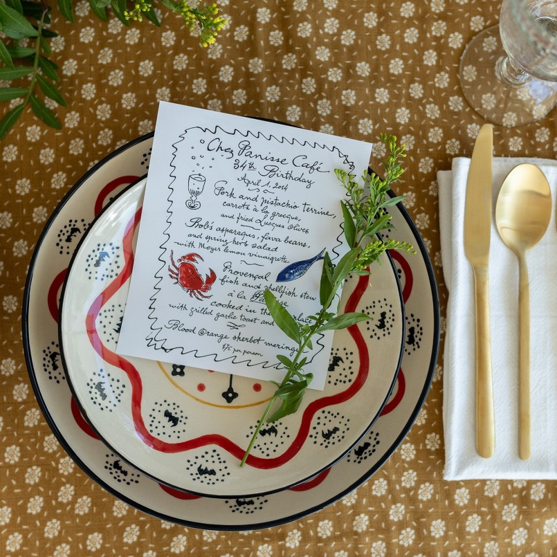 Assiette à motifs multicolores - Los Cabos - Kare Design