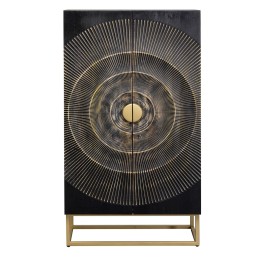 Armoire en bois noir sculpté - Madeira - Kare Design