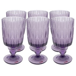 Purple glass wine glasses - Fogli - Kare Design