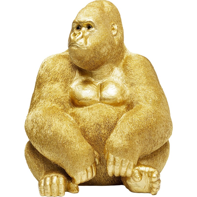 Vergulde gorillaversiering - Kare Design - Kare Design