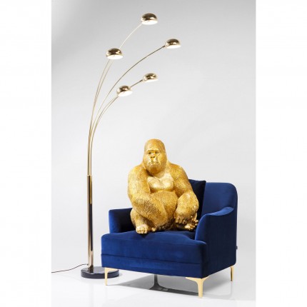 Decoratie Monkey Gorilla Side XL Gouden Kare Design