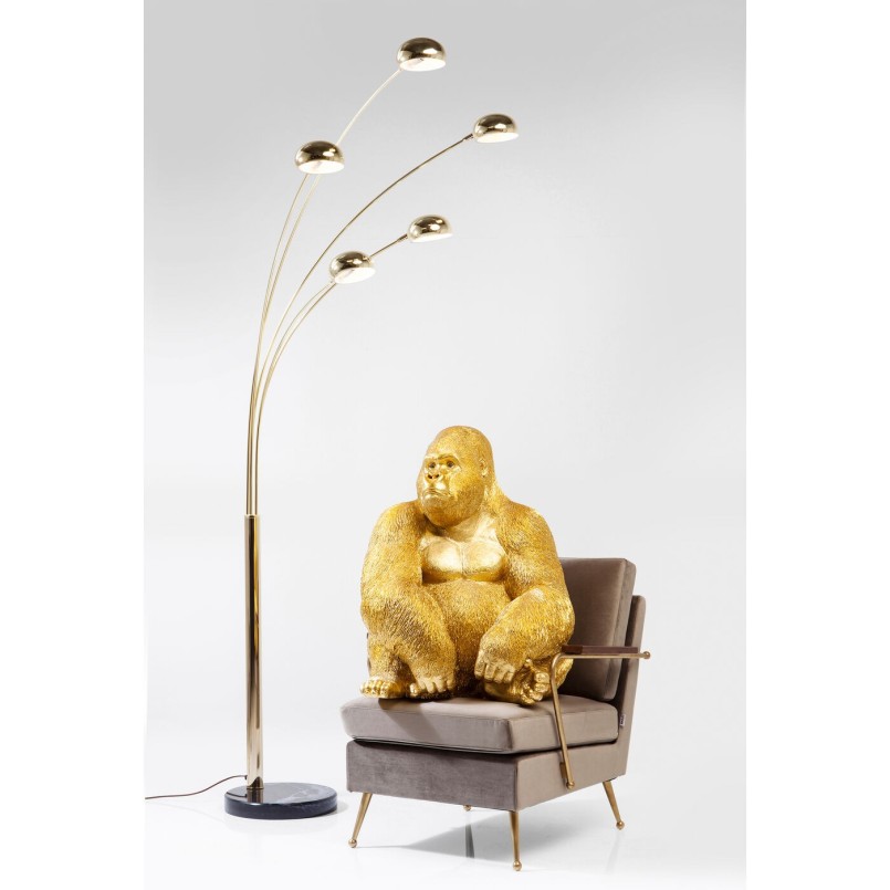 Vergulde gorillaversiering - Kare Design - Kare Design