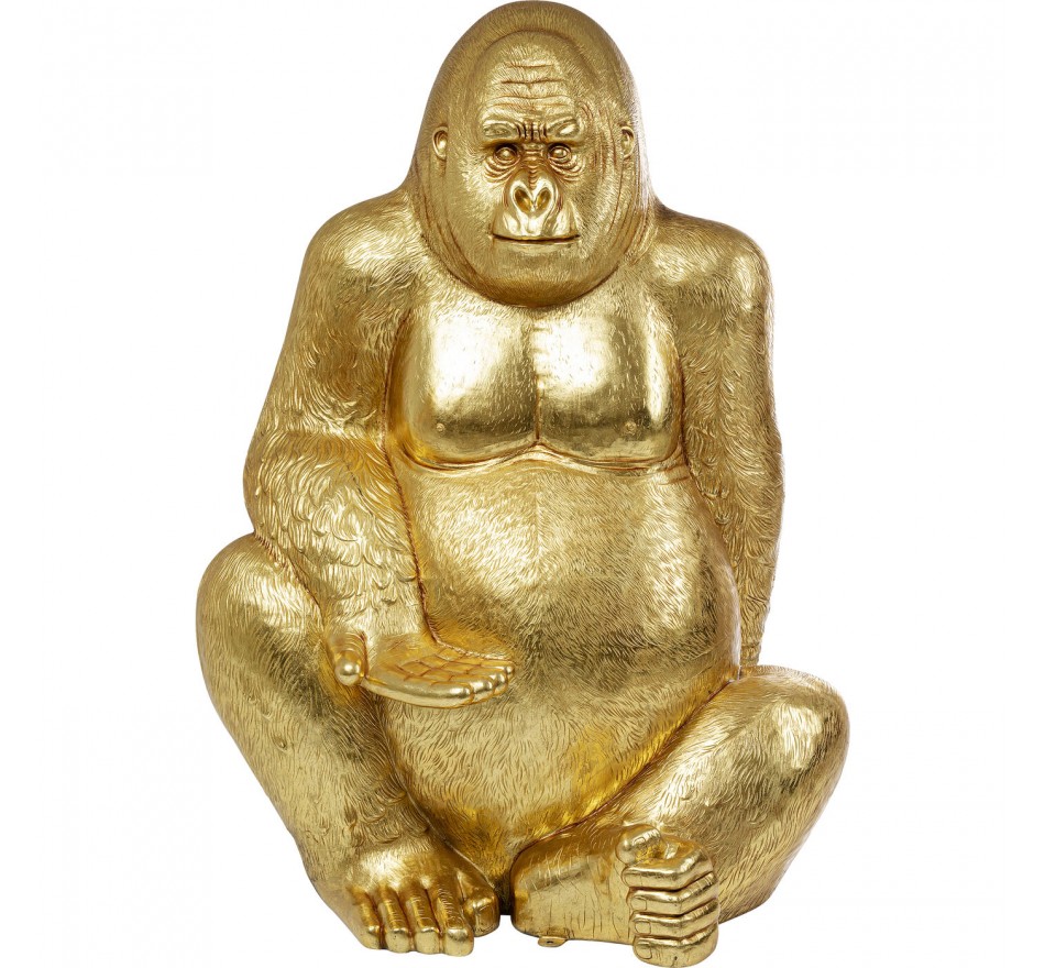 Deco gorilla XXL 180cm gold Kare Design