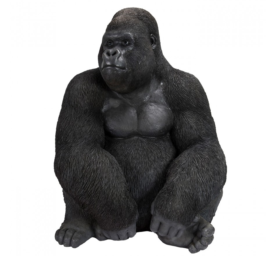 Woonaccessoires gorilla XL 76cm zwart Kare Design
