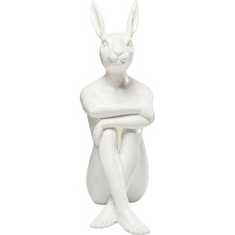 White rabbit sitting decoration - Gangster - Kare Design