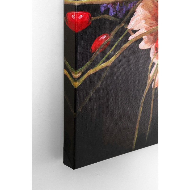 Tableau bouquet de fleurs roses - Touched - Kare Design