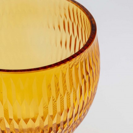Vase Duetto yellow 31cm Kare Design
