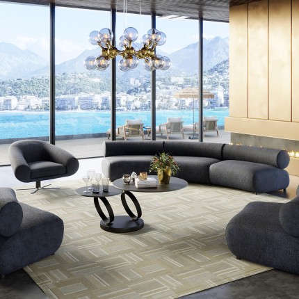 Hanglamp Atomic Balls 18 goud Kare Design