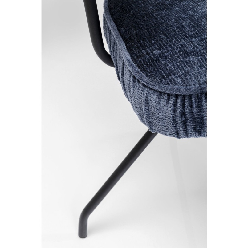 Chaise pivotante Arabella bleu