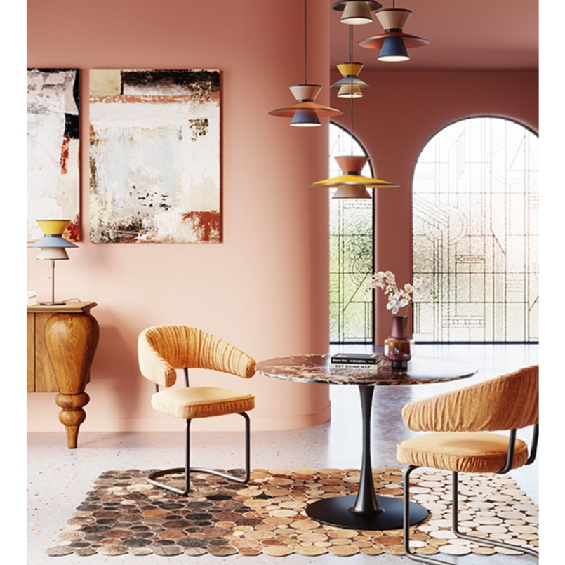 Chaise pivotante Arabella Orange