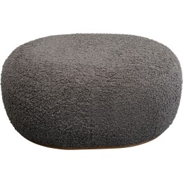 Bench Pebble Boucle Grey 81cm