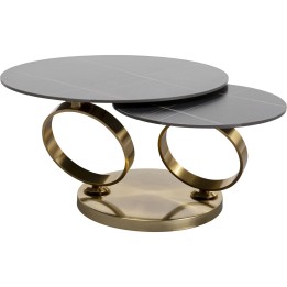 Table basse Beverly Gold 132x80cm