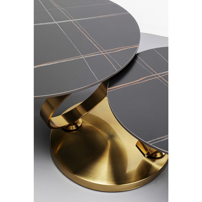 Table basse Beverly Gold 132x80cm